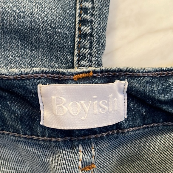 Boyish The Mikey High Rise Wide Leg Jeans - Picture 6 of 8